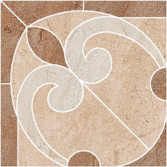 Керама Марацци Декор Монтаньоне наборный бежевый для гостиной