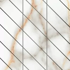 Мозаика Фальшмозаика estima sm03 Аметис Суприм ferrum corner left белый полир. 29.8x59.8