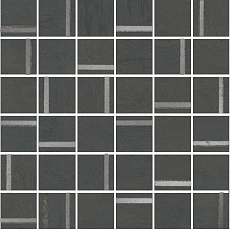 Керамическая плитка Декор kerama marazzi sg640520\mm Гварди 2 мозаичный антрацит матовый обрезной 30x30
