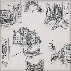 Керамическая плитка Декор Марчиана venezia stg\a539\5261 20x20