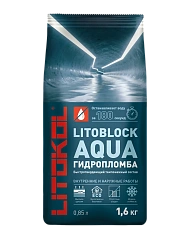 Гидропломба Литокол LITOBLOCK AQUA 1.6кг серый