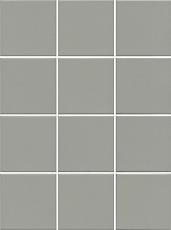 Керамическая плитка Агуста серый светлый из 12 частей 9,8x9,8