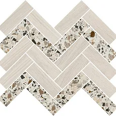 Керамическая плитка Декор kerama marazzi t042\sg5113 Монтиони мозаичный миндальный 34x35.5