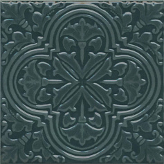 Керама Марацци Декор Kerama Marazzi KMD3STA003BN Фес зеленый темный глянцевый зеленый 