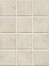 Керамическая плитка брюссель из 12 частей 9,8х9,8 бежевый светлый матовый 9,8x9,8