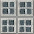 Керамогранит quarzit talis graphit kor00074 6x6