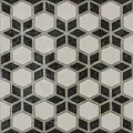 Керамогранит Декор Фреджио 4 черно-белый 20x20