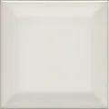 Керамическая плитка Декор Фурнаш грань белый 9,8x9,8