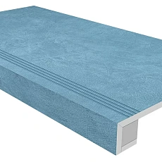 Ступени Комплект estima sr03 Спектрум/ spectrum sky blue (33x120 Непол. Прямоугол. Бортик С Насечками + Подступенок 14,5x120) 33x120