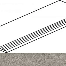Керамогранит Ступень Италон Дискавер/ discover grey gradino 30x120 Натуральный 30x120