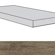 Ступени Айконик/ iconic Мока Ступень Угловая Левая 33x160