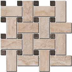 Керамогранит декор амбуаз беж светлый мозаичный 32x32