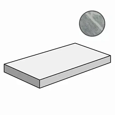 Италон ШАР.ЭКС.АТЛАНТИК СТУП.60 УГЛ.ПР серый для дома для крыльца для офиса для улицы