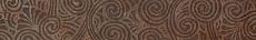 Керамогранит Сардиния Коричневый Бордюр Загара 7,2x45