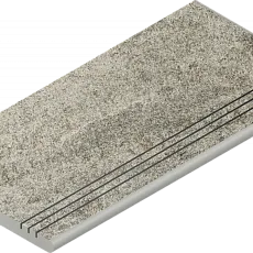 Ступени Нордика Сильвер закругленная грип правая 620040000165 серый 30x60