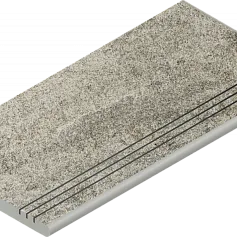 Ступени Нордика Сильвер закругленная грип правая 620040000165 серый 30x60