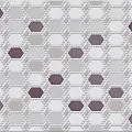 Керамическая плитка Мальвия grey geometria decor 24,2x70