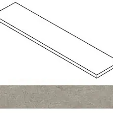 Ступени Атлас Конкорд Ринашенте Фьюжн Арджилла угловая правая 620070003266 серый 33x120