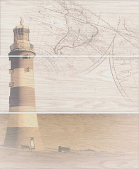 Керама Марацци Панно Кампанелла Маяк бежевый для ванной