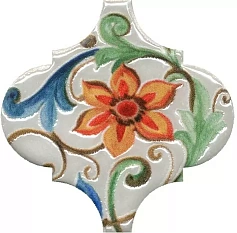 Керама Марацци Декор Kerama Marazzi VT\A578\65000 Арабески Тоскана 2 глянцевый белый 